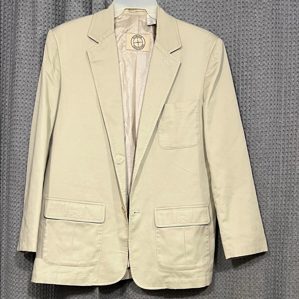 Khaki hey band travelers Blazer/Jacket.